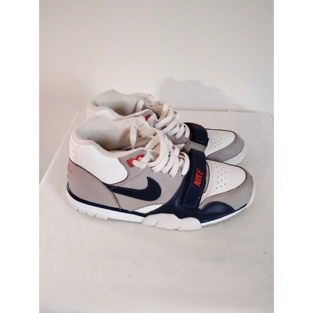 Nike Air Trainer 1 Men’s Sz 7.5 Photon Dust Midnight Navy Retro Training Sneaker